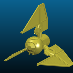 Screenshot_2020-10-09_23-05-08.png Fichier STL gratuit Star Wars - TIE Heavy tri-fighter / TIE Heavy Clutch - Ugly - Kitbash・Modèle à télécharger et à imprimer en 3D