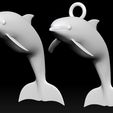 a123.jpg Porta-chaves golfinho - Modelo de impressão 3D de golfinho