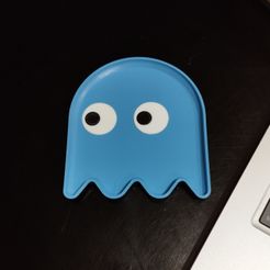 blue-ghost.jpg Pacman Ghost Trinket Tray