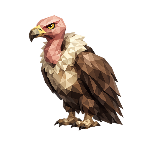 Low-Poly Vulture