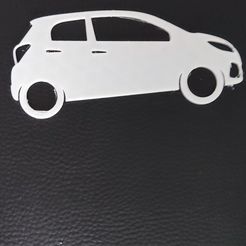 IMG_20230606_144644.jpg Файл STL Брелок или украшение для ключей Peugeot 108・Модель для печати в 3D скачать