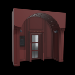 2023-05-25-103050.png Archivo 3D Star Wars Cloud City Red Hallway Diorama para figuras de 3,75" y 6・Modelo de impresora 3D para descargar