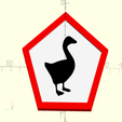 openscad_2019-12-06_22-18-22.png Untitled Goose Sign and Base [Customizer]