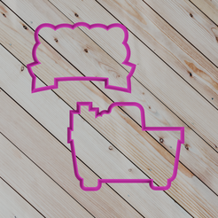 3.png Бесплатный STL файл Контур COOKIE CUTTER разный・Объект для скачивания и 3D печати
