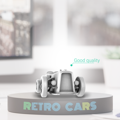 12.png Fichier STL voiture rétro parfaite・Idée pour impression 3D à télécharger