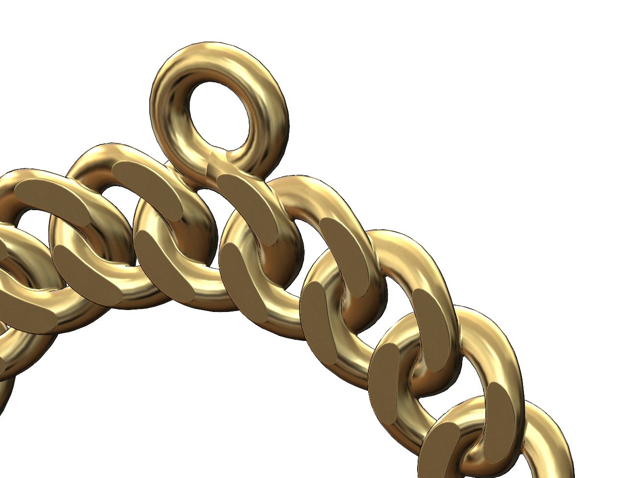 Download 3MF file Round chain motif pendant 3D print model • Design to ...