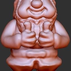 Happy.jpg Free STL file Dwarfs - Happy・3D printing design to download, quangdo1700