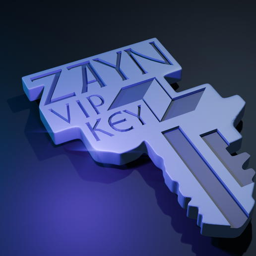 Archivo STL Zayn VIP Key 🔑 ・Diseño para descargar y imprimir en 3D・Cults