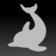 08.jpg Dolphin Fish  3D Printable Marine Animal Model