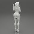 Girl-0010.jpg Tanned Stylish Brunette Girl In Short Dress 3D print model