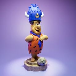 FFB_1.jpg Fichier 3D Fred Flintstone et votre Ordre Loyal des Buffles d'Eau.・Design pour imprimante 3D à télécharger, ilustrartuel