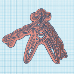 386-Deoxys.png Pokemon: Deoxys Cookie Cutters