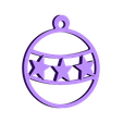 ball_stars.stl Fichier STL gratuit christmas balls・Objet à télécharger et à imprimer en 3D