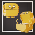 jake_cube2.png JAKE CUBE / DICE SUPPORT/ 4 FREE DICE / ADVENTURE TIME