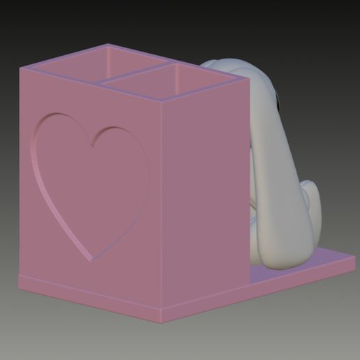 IMG_2410.jpeg Urso coelhinho, porta-lápis, caddy