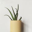 IMG_0179-copy.jpg Wall Mounted Planter Pot with Drip Tray - Wave Design