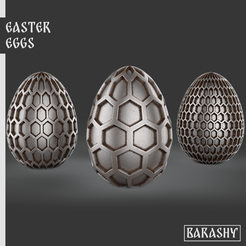 0.png Download STL file Easter eggs • Template to 3D print, Barashy