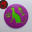 1.jpg Cat Cup coaster