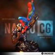 6.png Fan Art Spiderman Vs Venom - Statue
