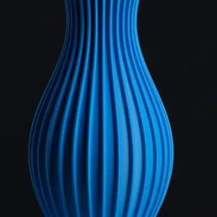 VAS-1.jpg Nordic Vase with a stripe pattern. Designed to be printed in vase mode.