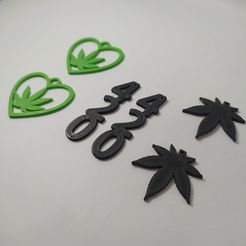 IMG_20200904_182222.jpg STL file Marijuana heart rings, marijuana, 420・3D printer design to download