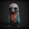 4.jpg Cute Alien monster-stl for 3d print