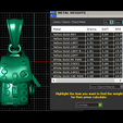 metalweight.png Mochila Colgante Modelo Imprimible 3D