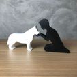 IMG-20240325-WA0008.jpg Boy and his Siberian Husky for 3D printer or laser cut