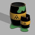 BARRIL-DE-RADIACIION-v1.png Pencil Holder (Radioactive Barrel)