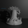 Typhlosion8.png Typhlosion pokemon 3D print model