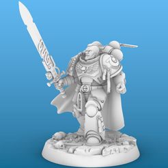 1_1.jpg Free STL file Ultra Space Soldier Marine Hero with sword and decorations - Character・3D printable design to download