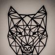 Animal frame wolf 2.jpg Animal wire wall - Wolf