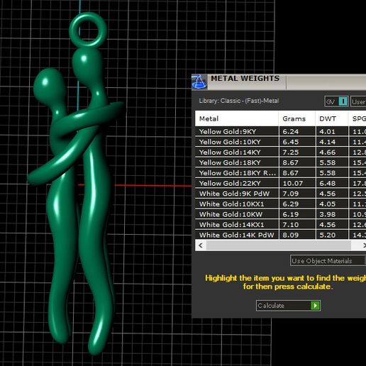 📌 Hug Pendant 3d Printable Model・ STL File for 3D printing・Cults