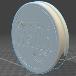 cover-hella-mk3.jpg Archivo STL cubierta hella volkswagen golf mk3・Modelo imprimible en 3D para descargar