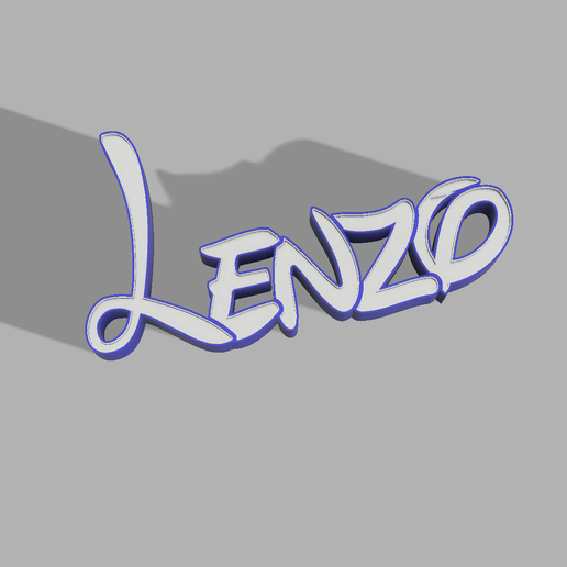 bright name lenzo 3D model