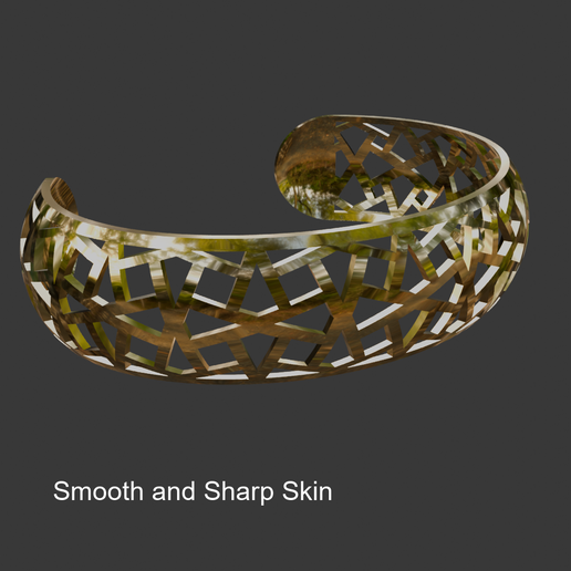 STL file Bangle 023 💫 (OBJ)・Template to download and 3D print・Cults
