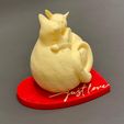15.jpeg PURE LOVE 🐾❤️ Hugging Cats – Valentine’s Day 3D Print Decor