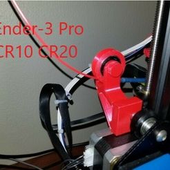 ender3.jpg Free 3D file Ender-3 / CR10 / CR20/Tevo Tornado filament roller guide・3D printer model to download