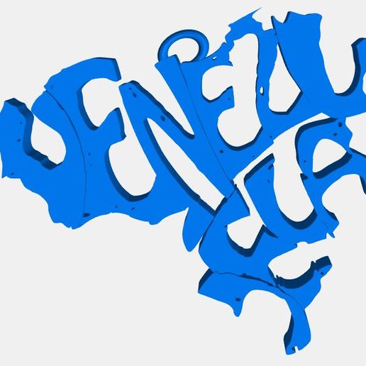 VENEZUELA EARING 3D model