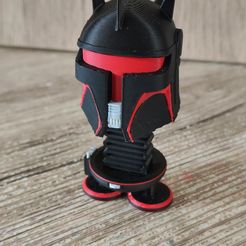 IMG20230425155554.jpg Free STL file Star Wars Moff Gideon Beskar Armor Springie・3D printer model to download