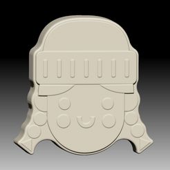 XmasGirl.jpg Fichier STL SHAMPOING SOLIDE POUR FILLE DE NOËL ET MOULE POUR POMPE À SAVON・Design pour imprimante 3D à télécharger