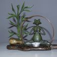 frog médit.jpg Bamboo meditation decoration