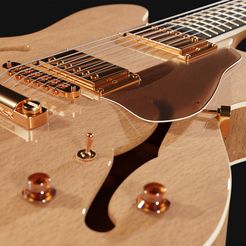 es335_wood_v2_closeup.jpg STL file Gibson ES335 semi-hollow electric guitar・3D print design to download