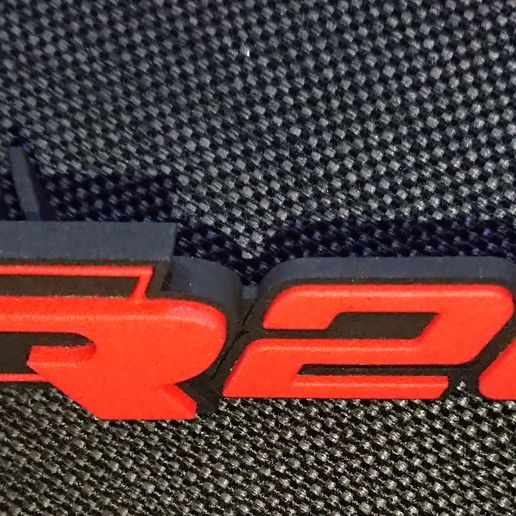 🏌️ VW Golf 6 R MK6 badge R20 logo emblem Grill frame・ STL File for ・Cults