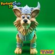 IMG_2329.jpeg FANTASTICRAFT3D - Viking Dog - Flexi FDM 3D Print model