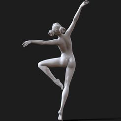 1-(4).jpg Download STL file Dancer woman miniature • 3D printing model, SkifX