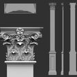 67-ZBrush-Document.jpg 90 classical columns decoration collection -90 pieces 3D Model