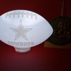 IMG_20230930_140137924.jpg Dallas Cowboys FOOTBALL LIGHT, TEALIGHT, READING LIGHT, Party light