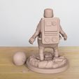 Astronaut_Print_002.jpg Cute Astronaut Firgure 3D Print Model