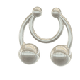 fem_jewel_septum_41_d65 v1-09.png STL file fake nose hook FAKE NIPPLE PIERCING "BALLS FARTHER" Male Female Septum Barbaella male Non-Piercing Body Jewellery Bondage Weight femJ-41-d65 3d print cnc・3D printable model to download